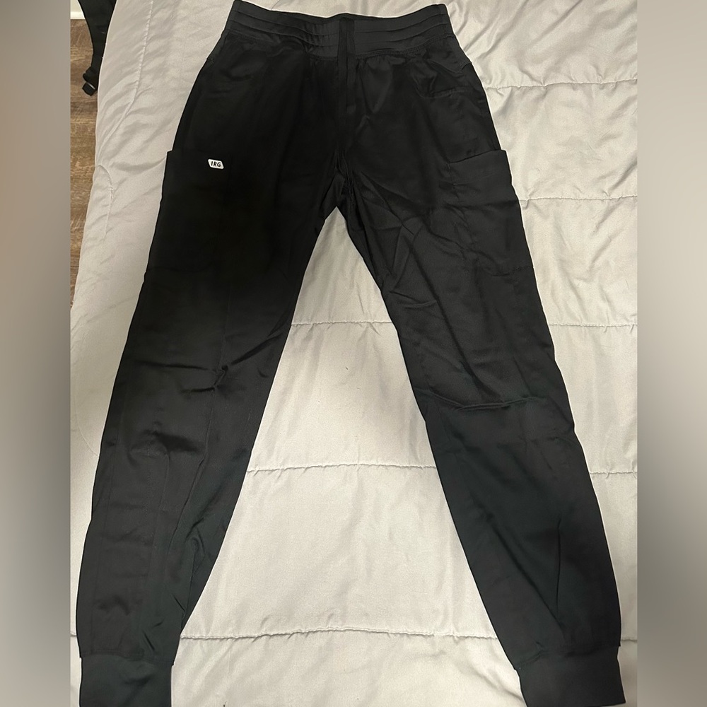 IRG Edge mens yoga waist jogger pants | size S | black